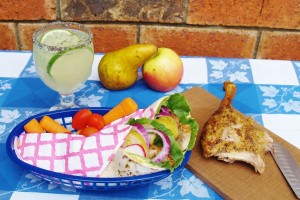 Duck with Pear Wraps and Limeade with Chia Seeds #bloggerclue – Kellis Kitchen