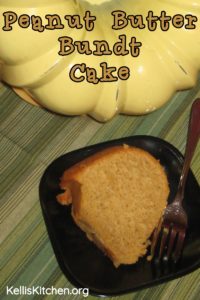 Peanut Butter Bundt Cake